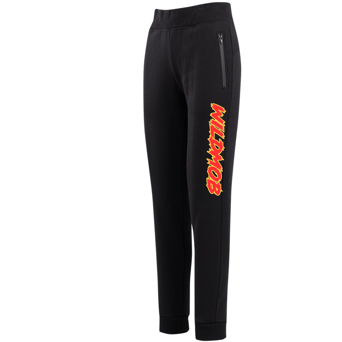Women's Wild Mob Signature Trackies leg logo Red and Yellow image 0