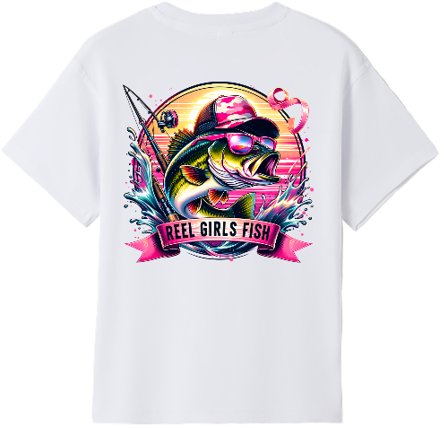 Reel Girls Fish kids Tshirt image 1