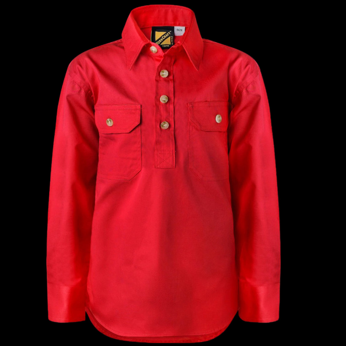 Kids Half Placket Full Coloured Shirt image 0