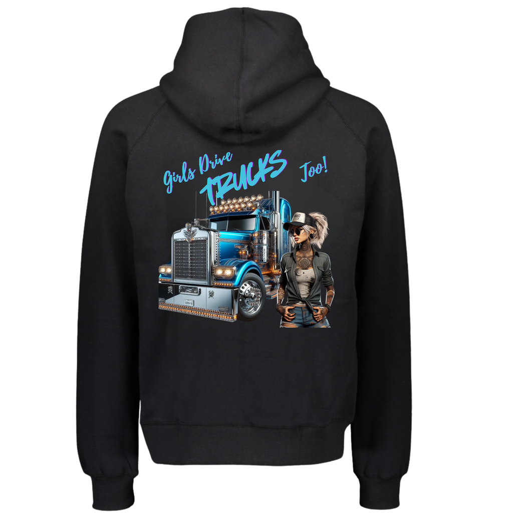 Women's Wild Mob Hoodie Girls drive Trucks too