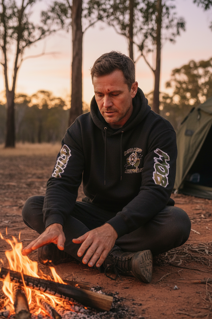Hunting Hoodie Camp Fire