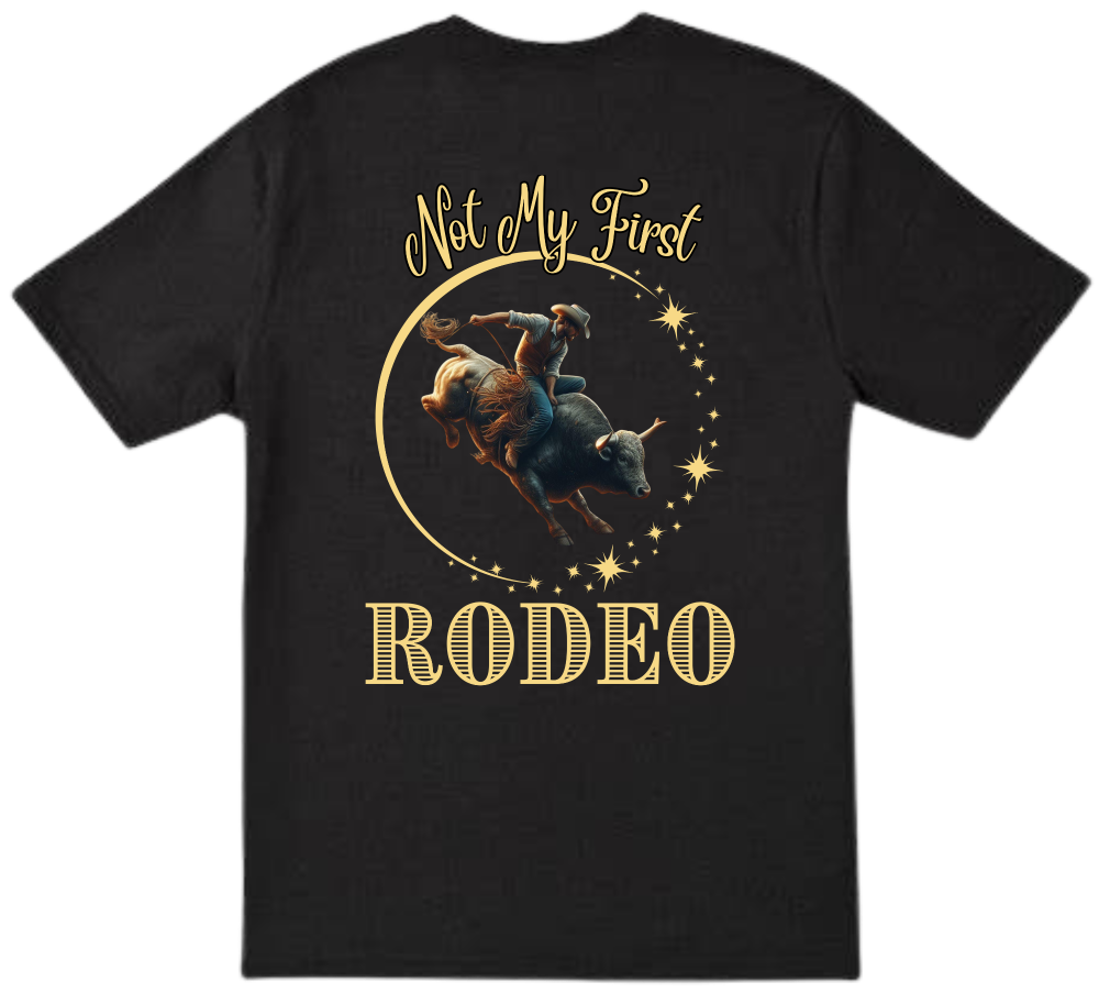 Wild Mob T-shirt or Singlet- Not My First Rodeo