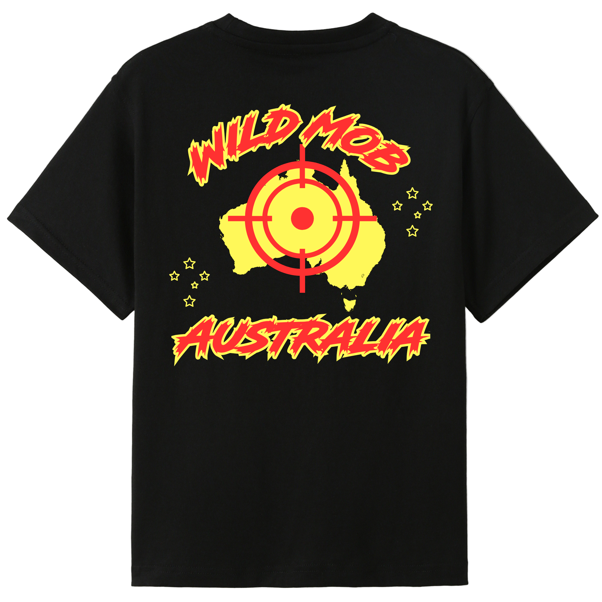 Wild Mob Signature T-shirt Red & Yellow